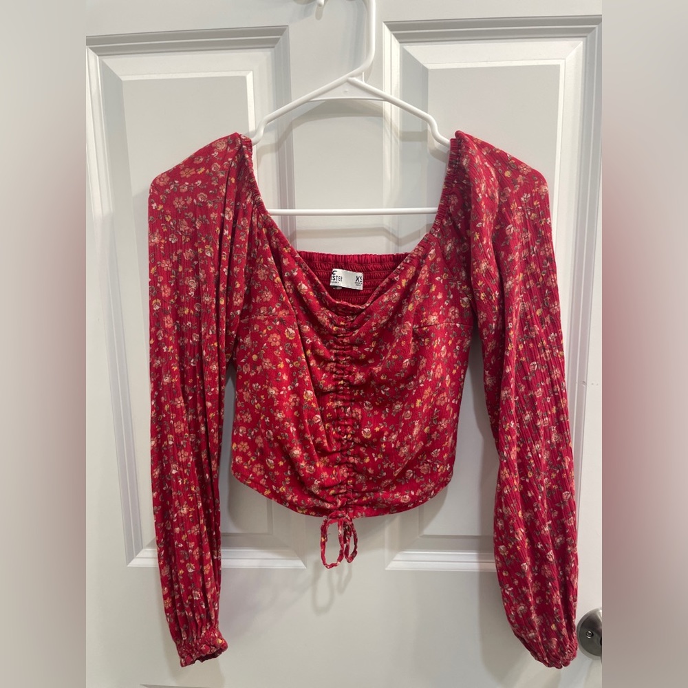 Hollister Red Crop Top